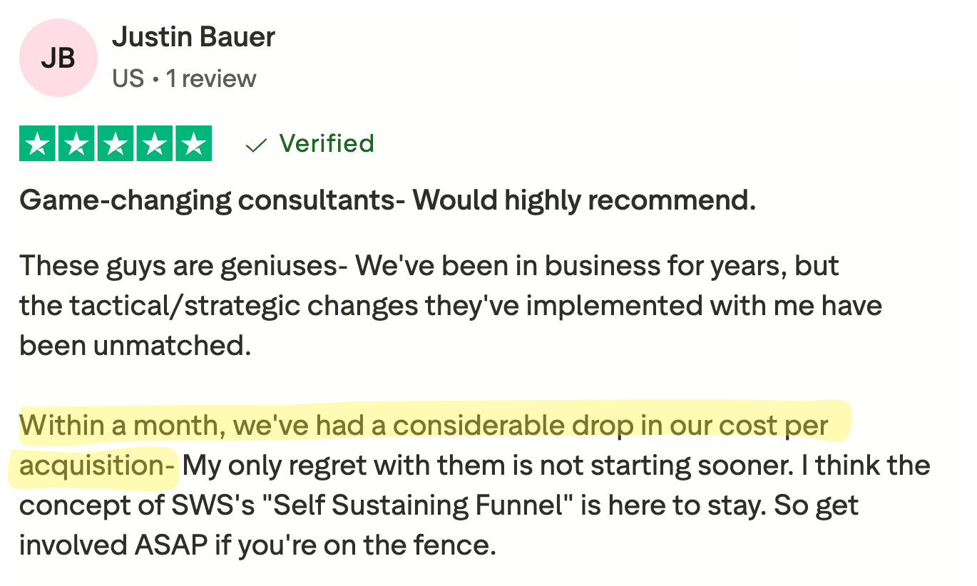 Trustpilot review