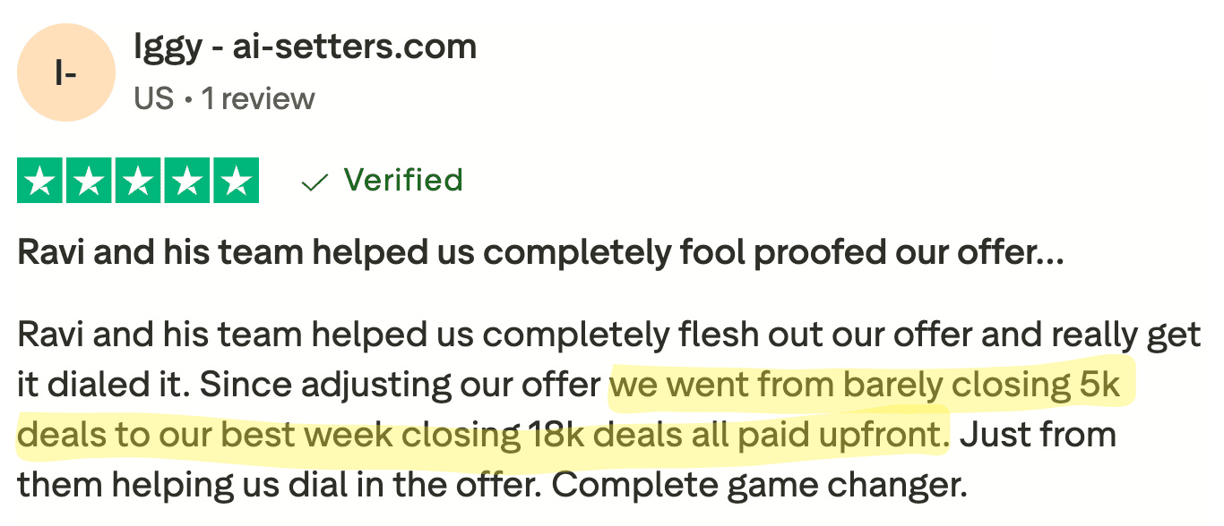Trustpilot review